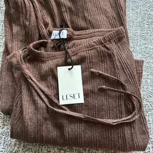 Leset wide leg soft slouchy pants